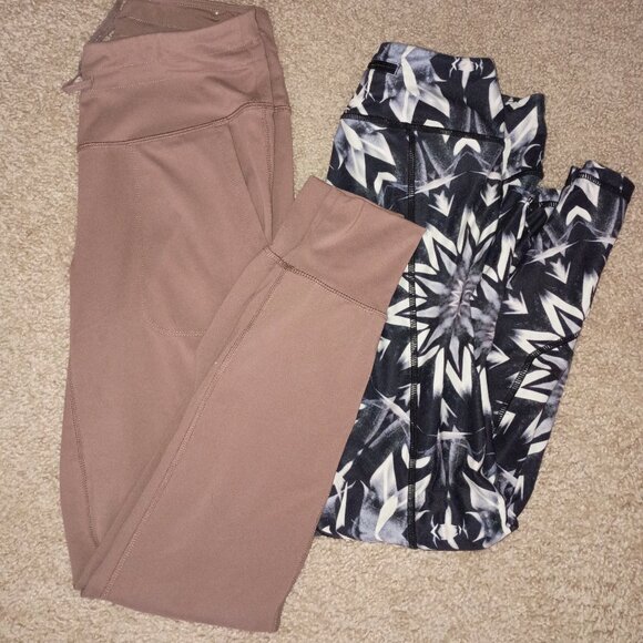 GAIAM Pants - Set of 2 leggings: gaiam and wolven. Both size medium